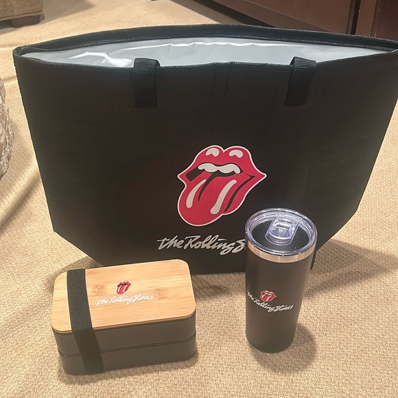 the Rolling Stones Other - The Rolling Stones set :never use ,bag, metal coffeecup, and plastic lunch box